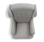 Habitat Callie Self Assembly Fabric Wingback Chair - Grey | Comfortable Stylish