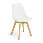 Jerry Pair of Dining Chair - White | Modern Mealtime Seating