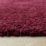 Habitat Recycled Cosy Plain Shaggy Rug - 160x230cm - Berry