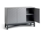 Habitat Zander Textured Large Sideboard - Grey