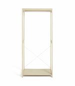 Habitat Flicka Open Single Rail Wardrobe - Pine | Clothes Rack, Hanging Rail, Sl