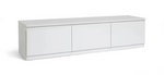 Jenson 3 Door Large TV Unit - White Gloss | Modern Living Room Unit