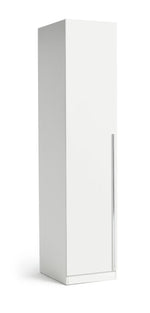 Munich 1 Door Wardrobe - White | Compact Clothing Organization