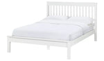 Home Aspley Kingsize Wooden Bed Frame - White ( B Grade )