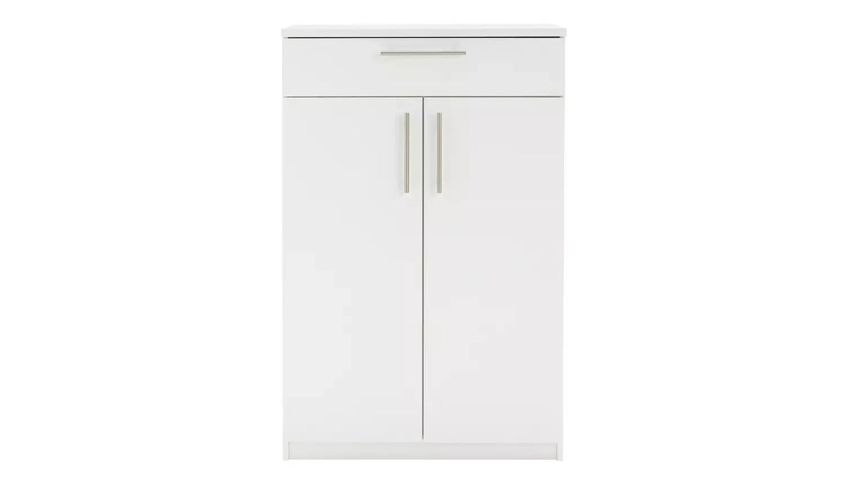Brisbane 2 Door Shoe Storage Cabinet - White (B GRADE-1020)