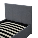 Heathdon Single End Lift Ottoman Bed - Grey