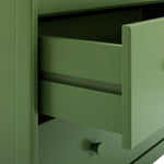 Bronte 2 Drawer Bedside Table - Green | Bedroom furniture