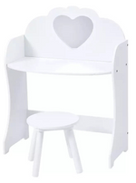 Liberty House Toys Kids Dressings Table And Stool - White
