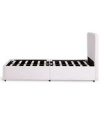 Chadwell Single Storage Bed Frame Natural | Wooden Bedroom Bed with Storage