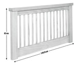 Home Aubrey Double Headboard - Oak Stain | Elegant Sleep Space Feature