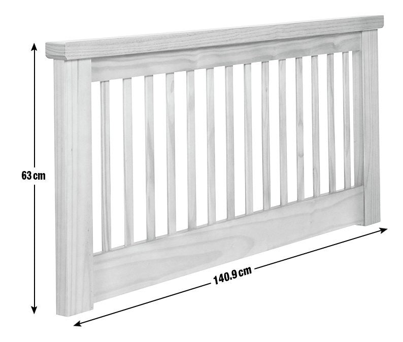 Home Aubrey Double Headboard - Oak Stain | Elegant Sleep Space Feature