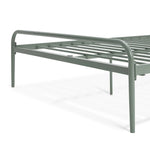Kanso Small Double Metal Bed Frame Sage Green | Modern Bedroom Furniture Bed