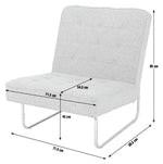 Habitat 60 Duomo Boucle Tubular Chair - Grey