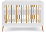 Obaby Maya Mini Cot Bed White | Baby Nursery Cot Bed Furniture