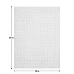 Habitat Modern Country Diamond Blue Flatweave Rug -230x160cm