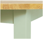 Home Chicago Wooden 4 Seater Dinning Table - Sage | Compact 4 seater table