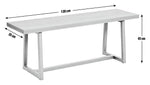 Nomad Pair of Dining Benches - Natural | Stylish Kitchen Accent