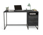 Habitat Nomad 2 Drawer Office Desk - Black ( B Grade 37164 )