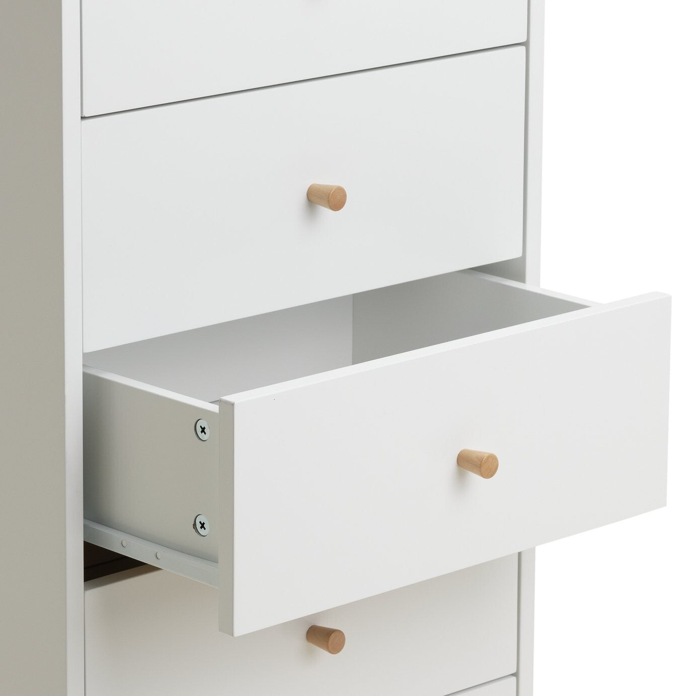 Habitat Otto 5 Drawer Tallboy - White ( B Grade 36787 - 36785 )