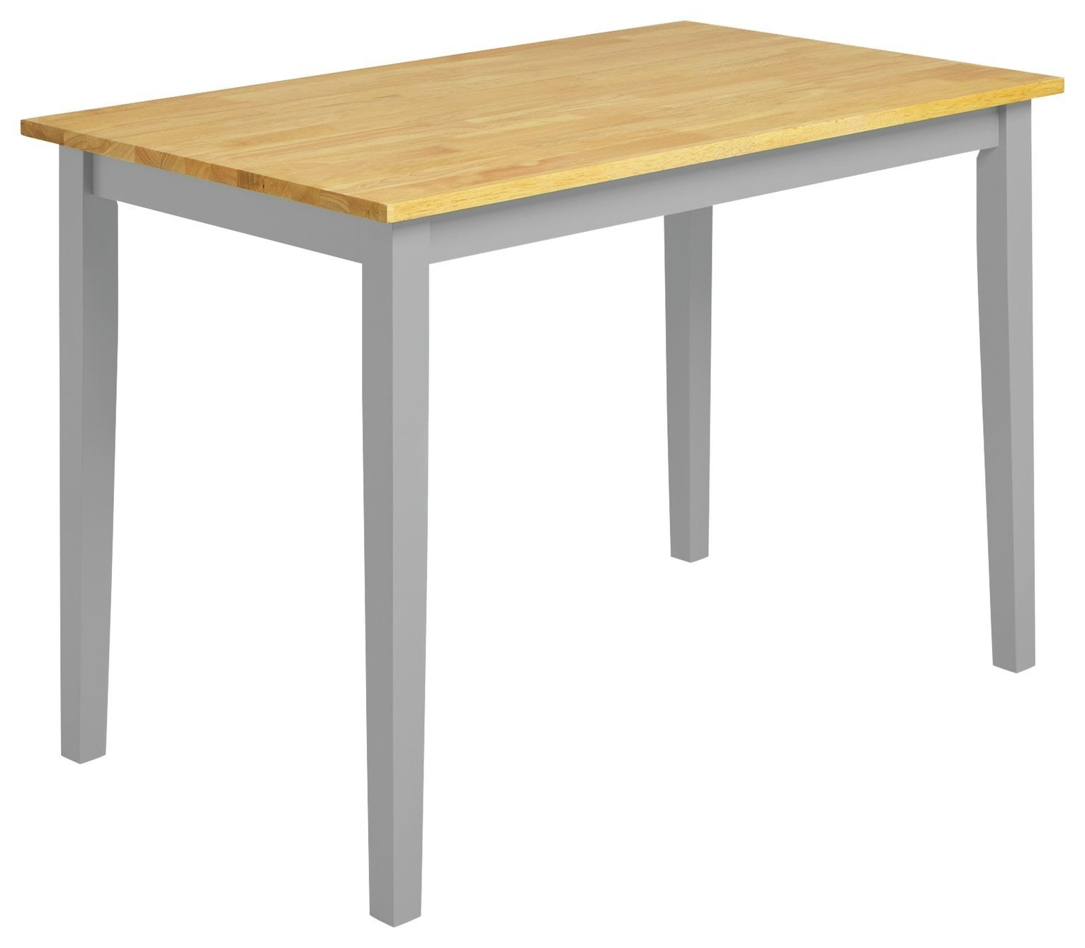 Home Chicago Wooden 4 Seater Dining Table - Grey | Stylish Kitchen Setting