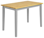 Home Chicago Wooden 4 Seater Dining Table - Grey | Stylish Kitchen Setting