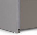 Home Hayward 2 Door TV Unit Gloss Grey | Modern Media Stand with Storage Shelves