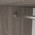 Seville 2 Piece 1 Door Wardrobe Set - Grey & Oak ( B Grade )