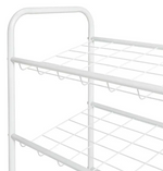 Home Jorn 6 Tier Shoe Rack White | Space Saving Storage Organizer for Entryway