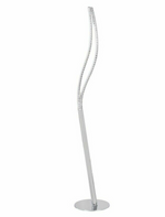 Sophia LED Floor Lamp - Chrome