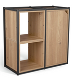 Habitat Loft Living Short Shelving and Storage Unit - Oak | Oak Shelf Storage