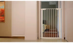 Extra Tall Pressure Fit Pet Gate White | Safety Gate for Dogs & Pets