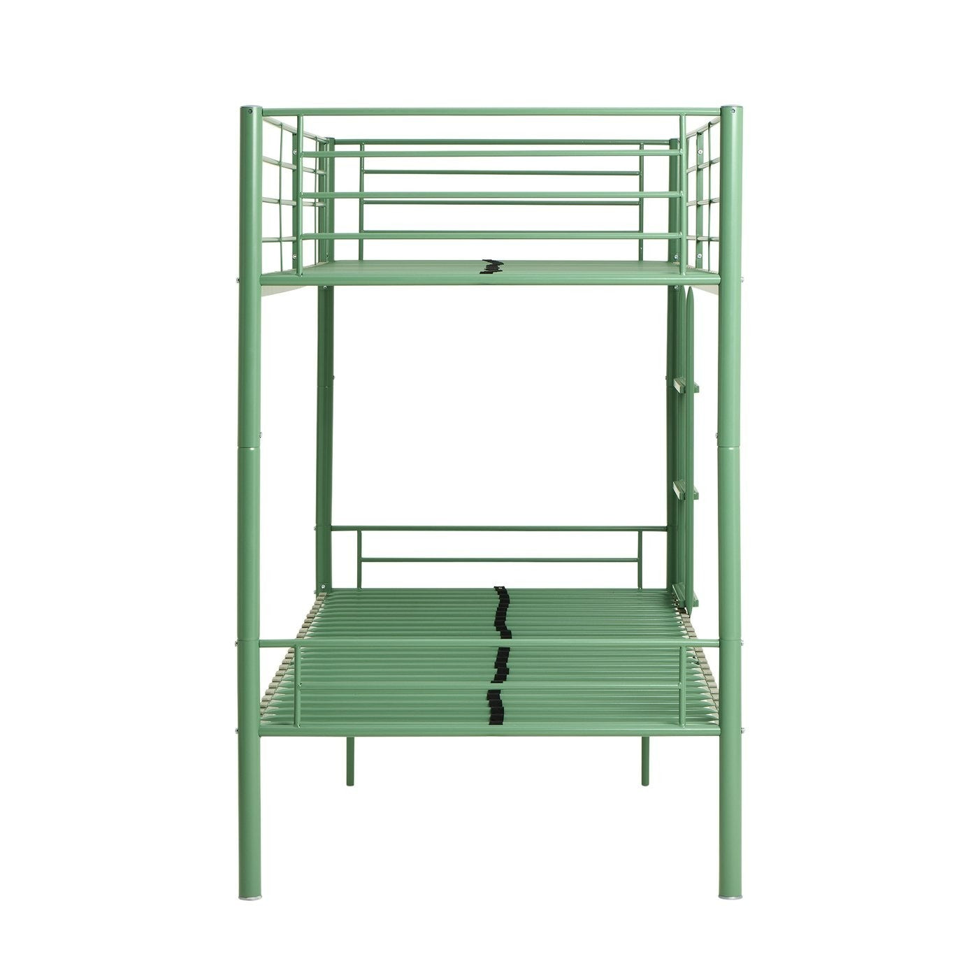 Home Mason Single Metal Bunk Bed - Sage Green | Small room bunk bed