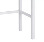 Toby 2 Seater Bar Table - White