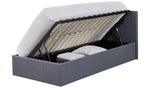 Heathdon Single Ottoman Bed Frame - Grey (S)