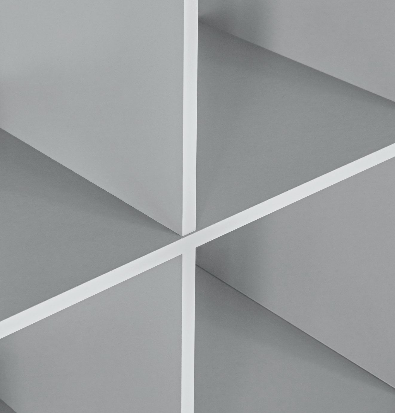 Squares Plus 16 Cube Storage Unit - Grey | Contemporary Home Display