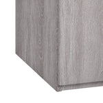 Home Brisbane 2 Door3 Drawer Mirror Wardrobe – GreyOak | Modern Bedroom Storage