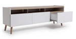Skandi 3 Drawer TV Unit - White