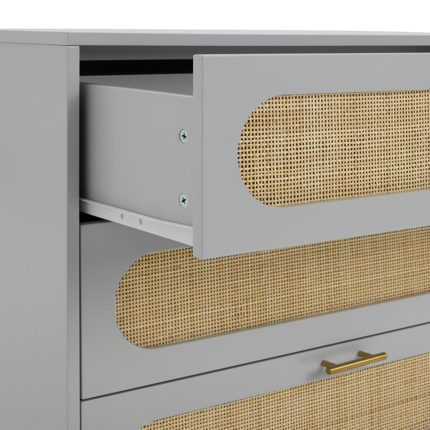 Monica 3 Drawer Chest - Grey