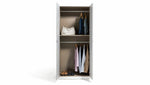Munich 2 Door Mirror Wardrobe - White | 2 door mirror wardrobe
