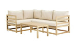 Evissa 5 Seater Wooden Garden Corner Sofa Set (B Grade)