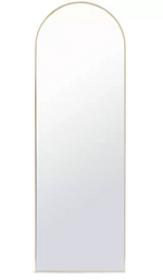Habitat Arch Shaped Wall Mirror - Gold - 50x150cm