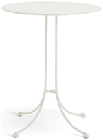 Habitat Elara 2 Seater Metal Garden Bistro Set - White | Outdoor Table Chair Set
