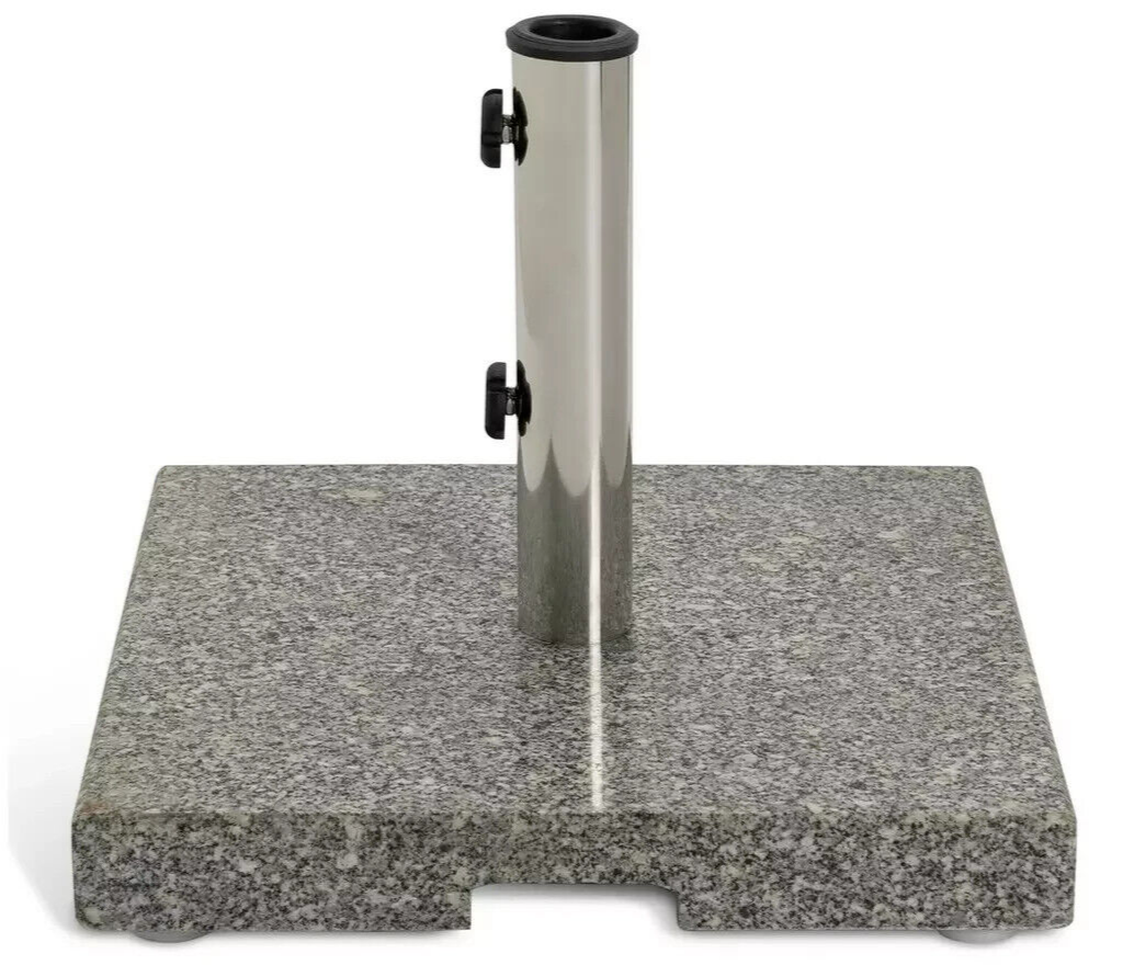 Granite Parasol Base - Grey