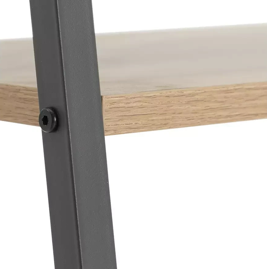 Home Loft Living 1 Drawer Ladder Office Desk Oak | Wooden Home Office Desk
