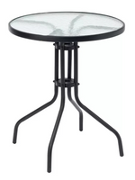 Home 2 Seater Rattan Effect Garden Bistro Set - Brown | Outdoor Patio Furniture