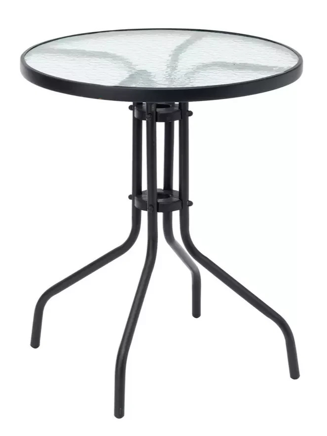 Home 2 Seater Rattan Effect Garden Bistro Set - Brown | Outdoor Patio Furniture