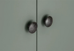 Home Kensington 3 Door 3 Drawer Wardrobe - Sage Green | Clothing Organization