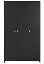 Seville 3 Door Wardrobe - Anthracite ( B Grade )