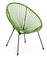 Home Serenity 2 Seater Metal Garden Bistro Set Green | Outdoor Patio Furniture