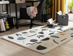Habitat Symbols Wool Rug - Multicoloured - 120x170cm